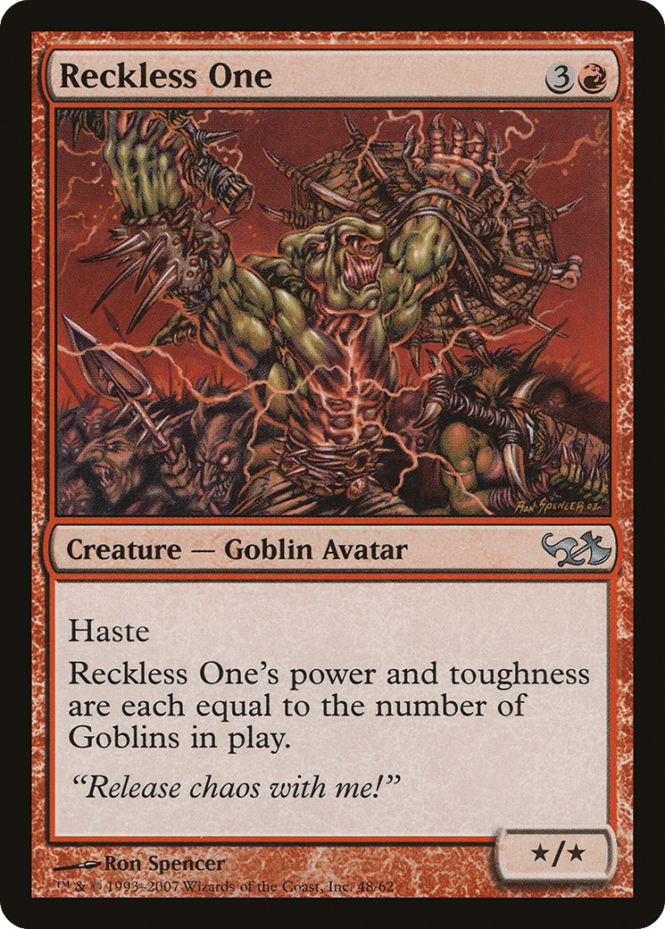 Reckless One — Duel Decks: Elves vs. Goblins — Magic: The Gathering