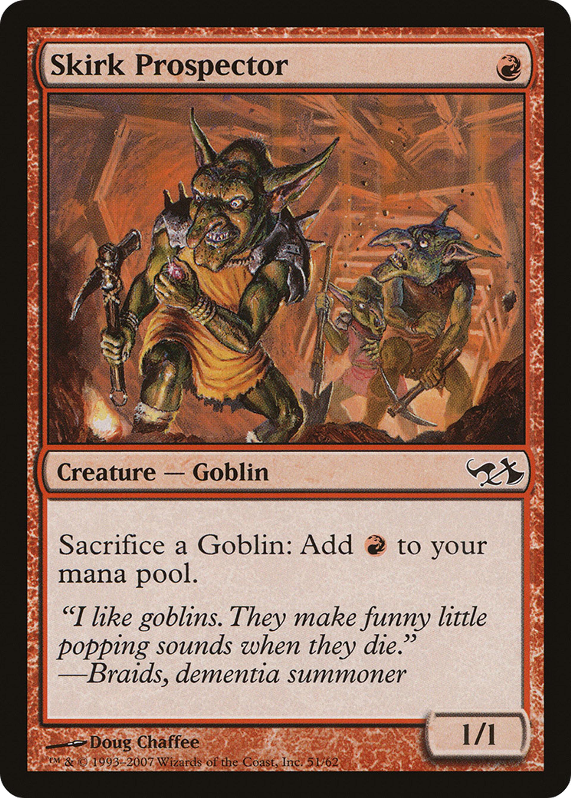 Skirk Prospector — Duel Decks: Elves vs. Goblins — Magic: The Gathering