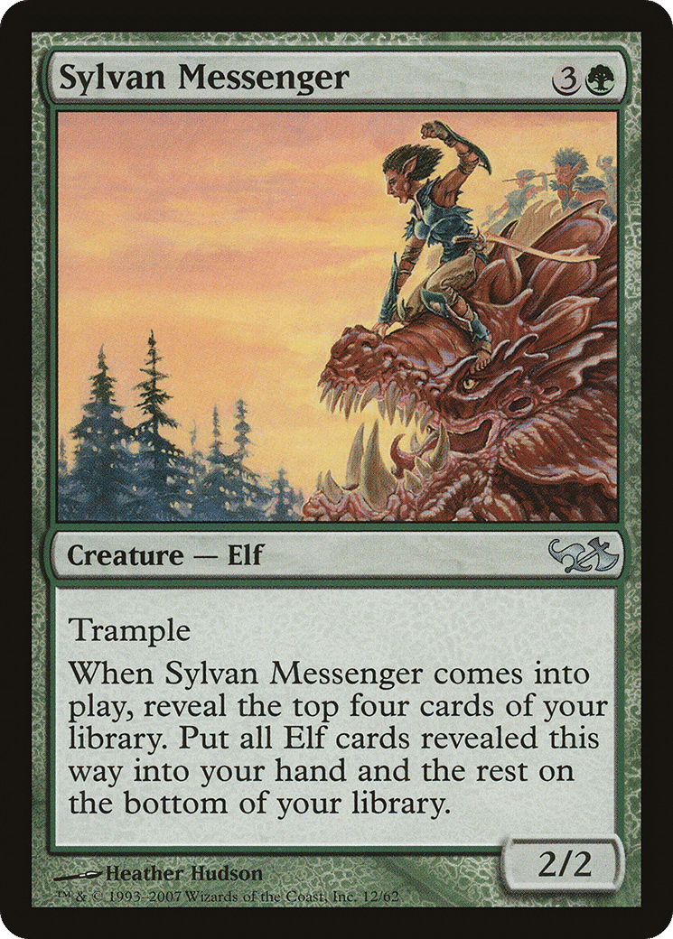 Messager sylvestre — Duel Decks: Elves vs. Goblins — Magic: The Gathering