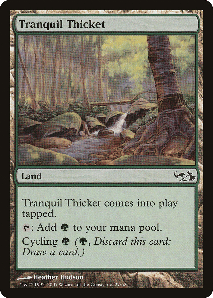 Tranquil Thicket — Duel Decks: Elves vs. Goblins — Magic: The Gathering