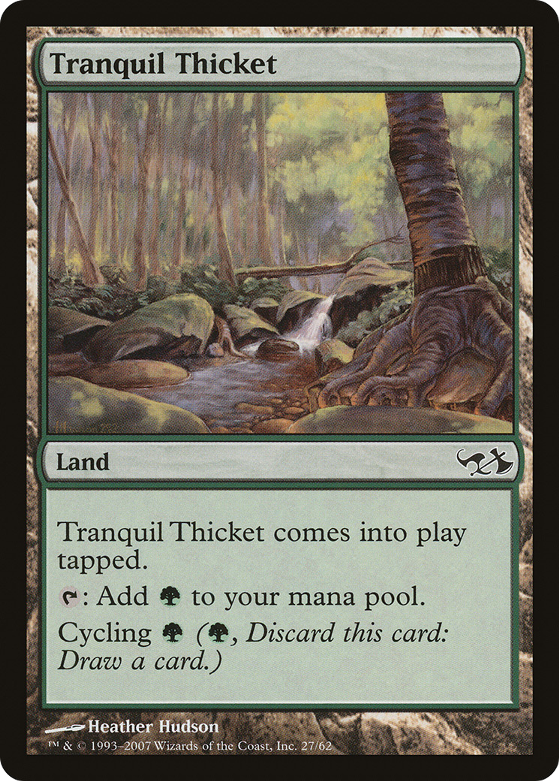 Tranquil Thicket — Duel Decks: Elves vs. Goblins — Magic: The Gathering
