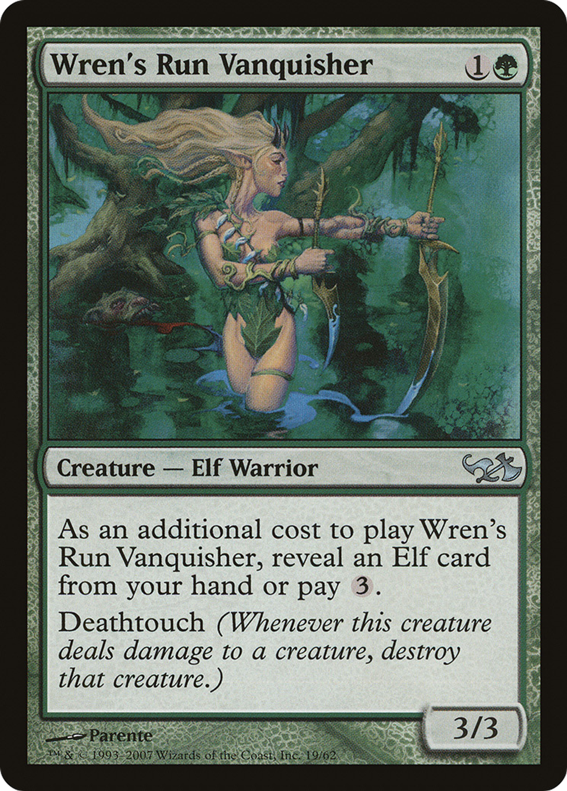 Wren's Run Vanquisher — Duel Decks: Elves vs. Goblins — Magic: The Gathering