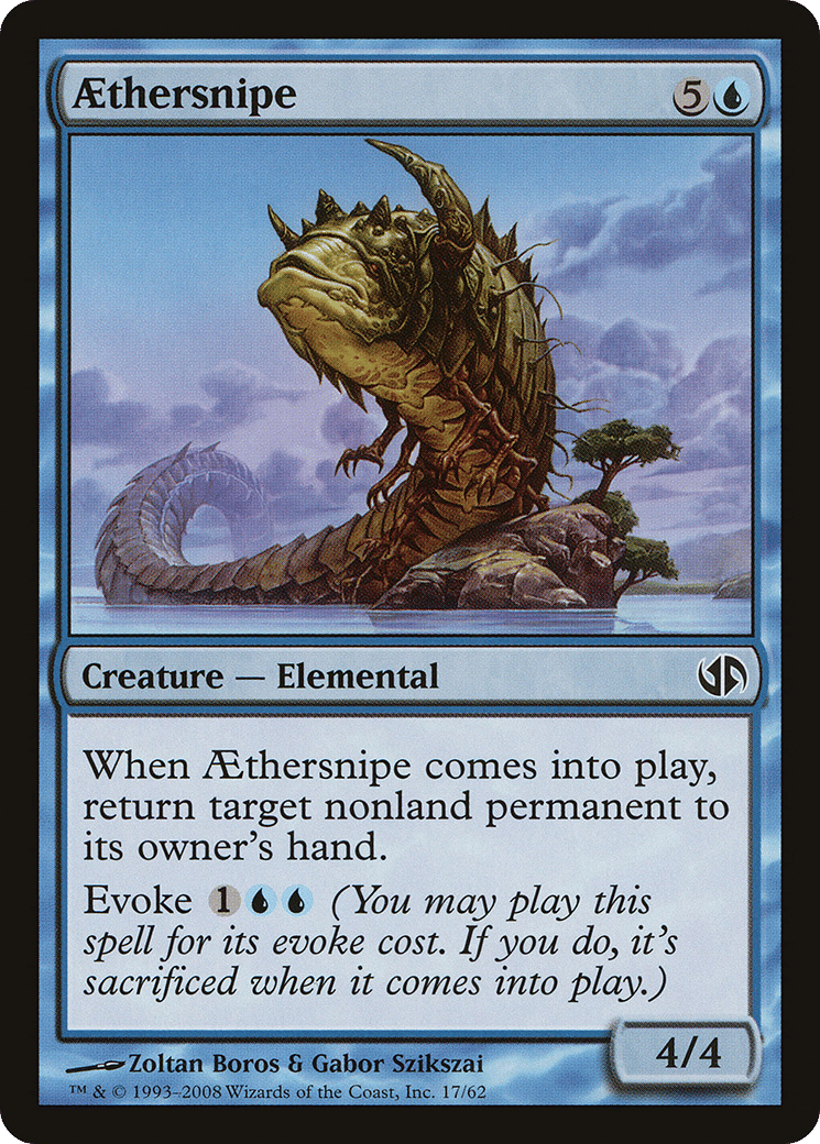 Aethersnipe — Duel Decks: Jace vs. Chandra — Magic: The Gathering