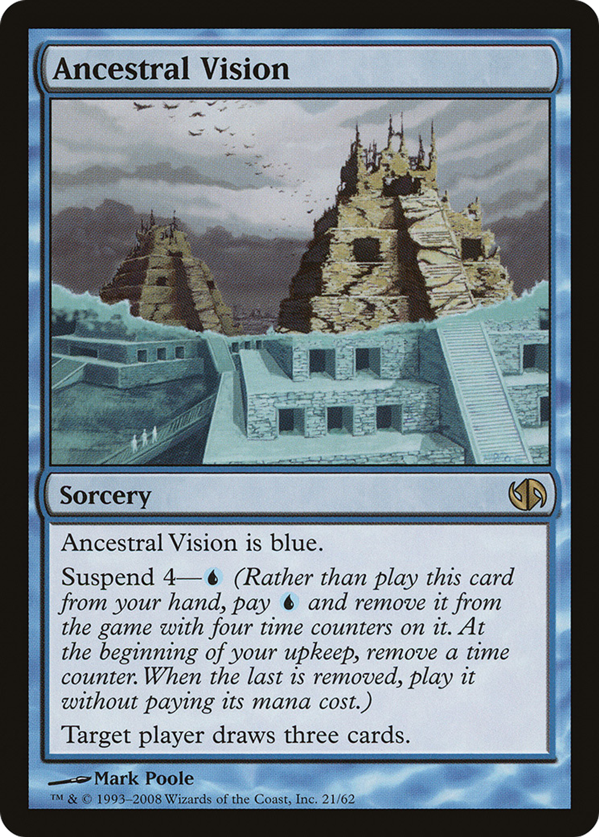 Ancestral Vision — Duel Decks: Jace vs. Chandra — Magic: The Gathering