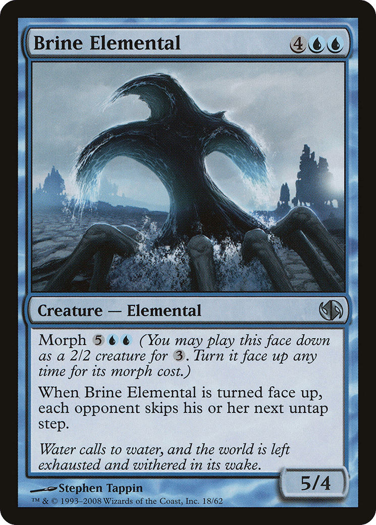 Brine Elemental — Duel Decks: Jace vs. Chandra — Magic: The Gathering