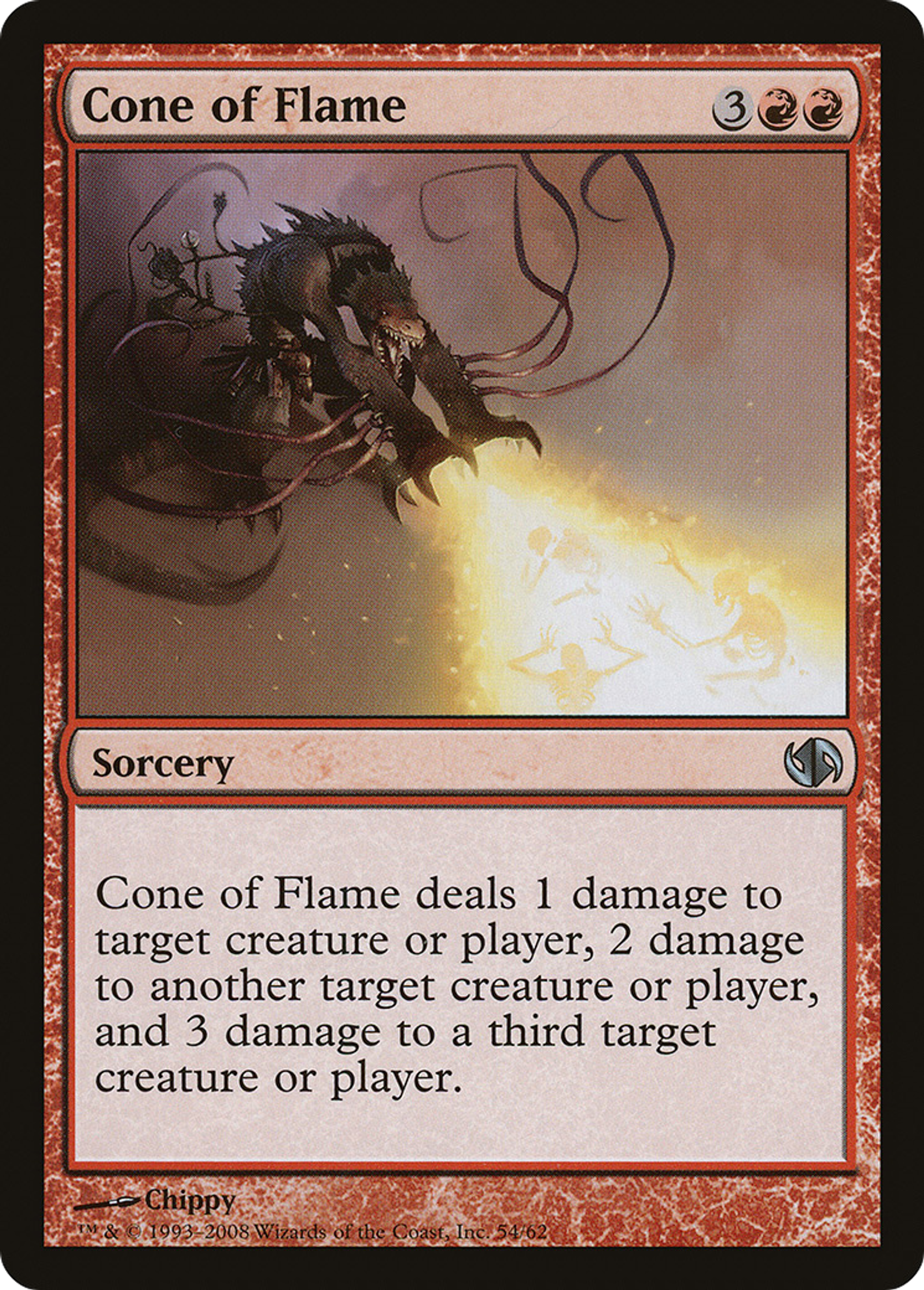 Cone of Flame — Duel Decks: Jace vs. Chandra — Magic: The Gathering