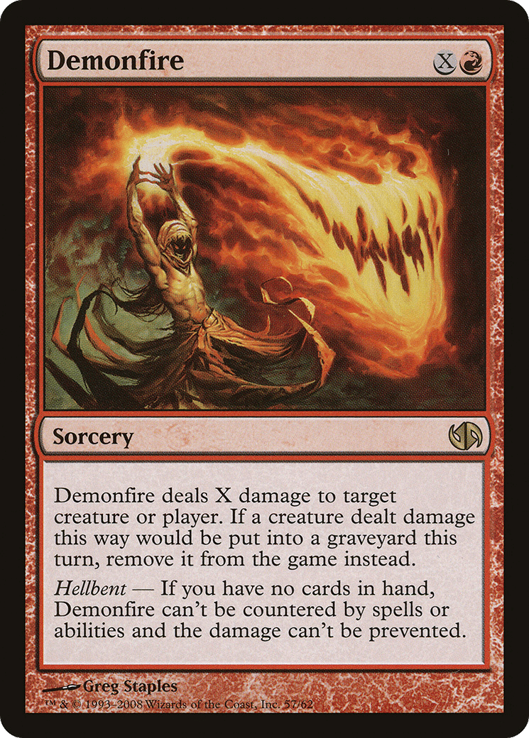 Demonfire — Duel Decks: Jace vs. Chandra — Magic: The Gathering