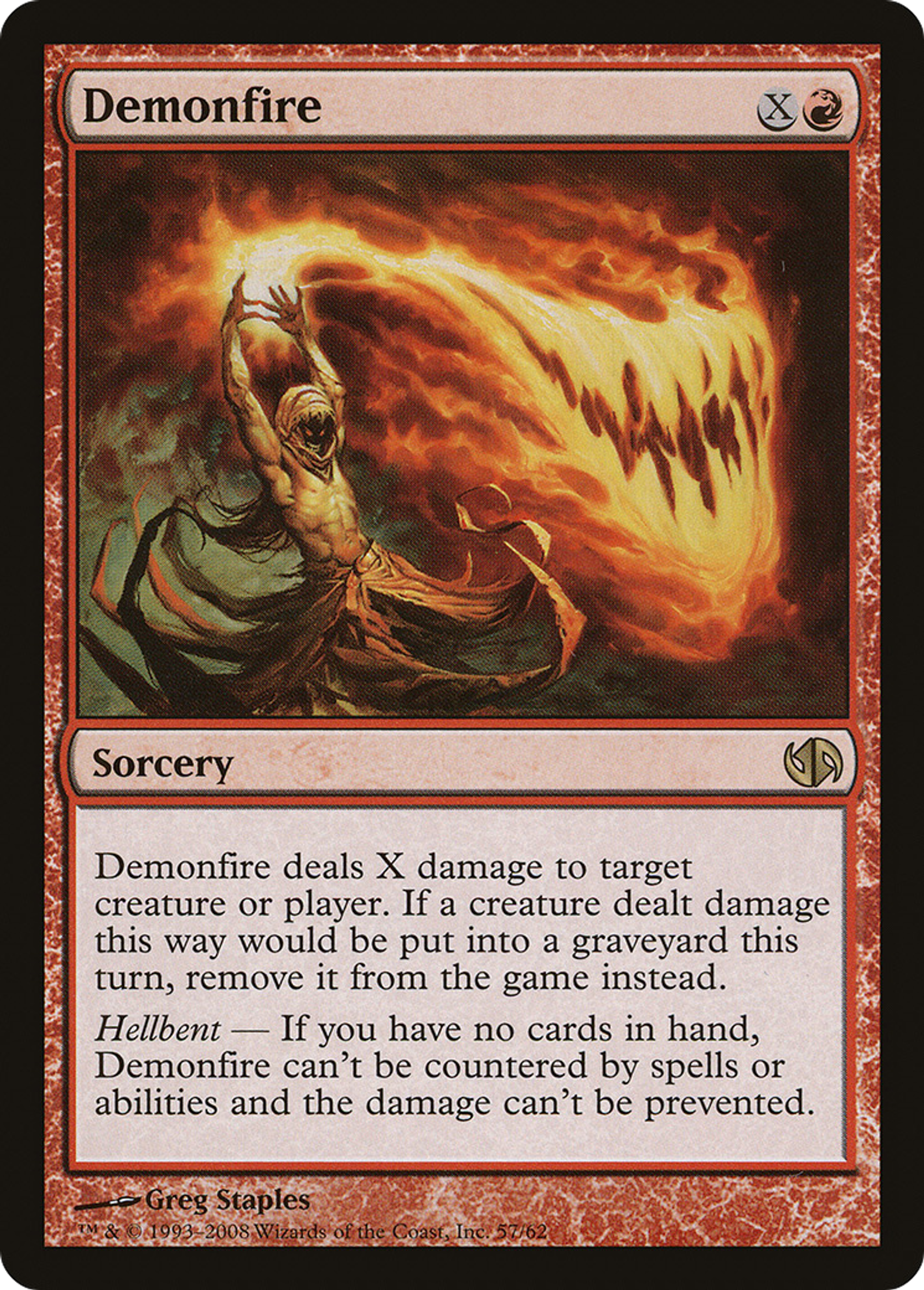 Demonfire — Duel Decks: Jace vs. Chandra — Magic: The Gathering
