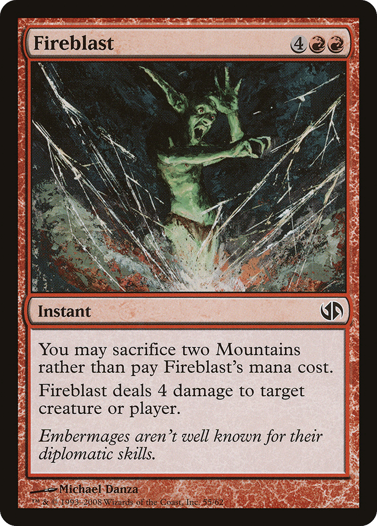 Fireblast — Duel Decks: Jace vs. Chandra — Magic: The Gathering