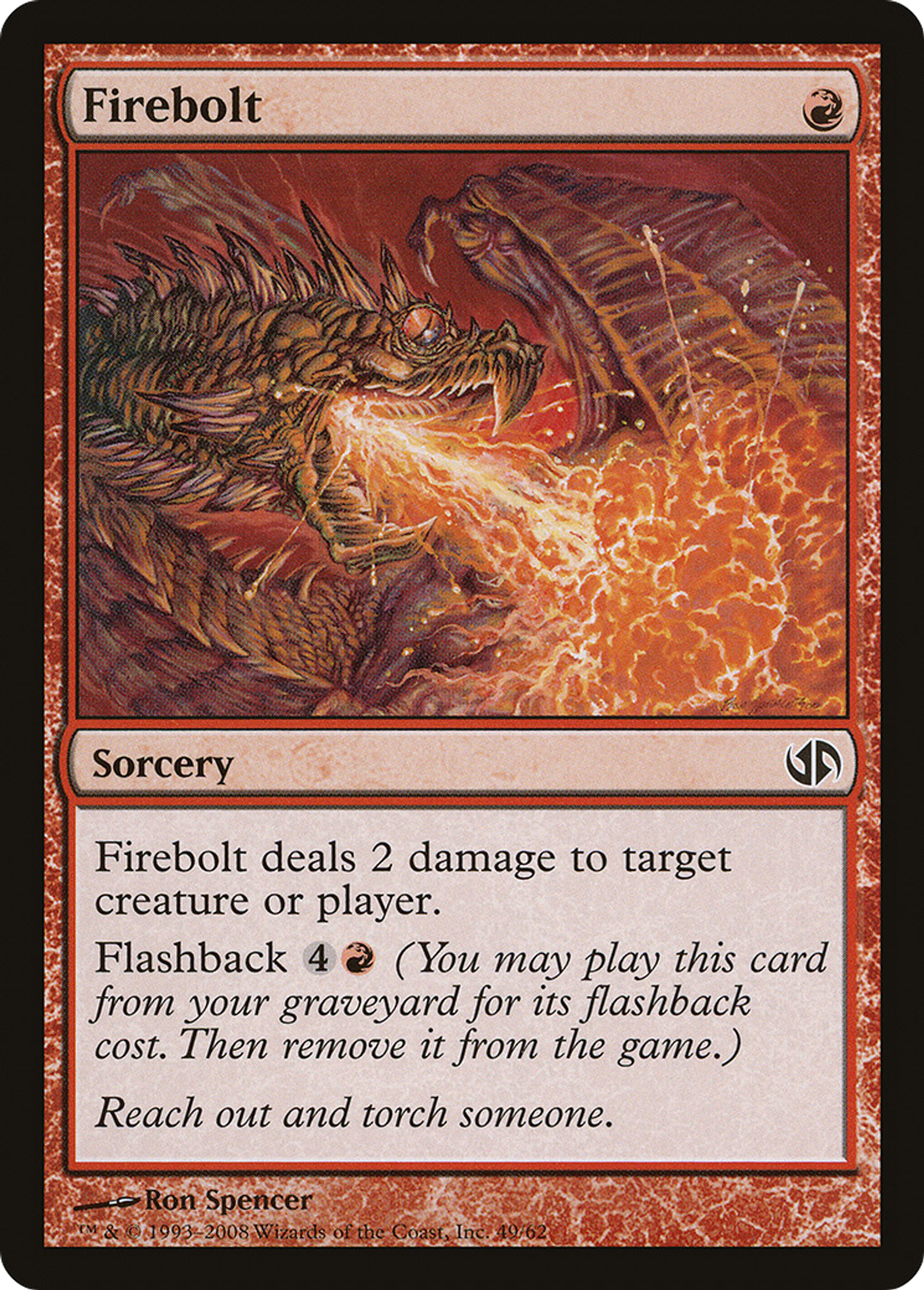 Firebolt — Duel Decks: Jace vs. Chandra — Magic: The Gathering