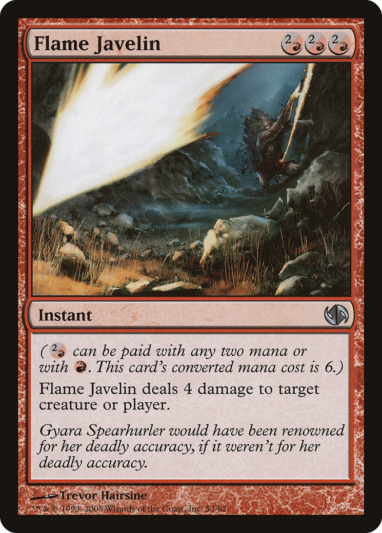 Flame Javelin — Duel Decks: Jace vs. Chandra — Magic: The Gathering