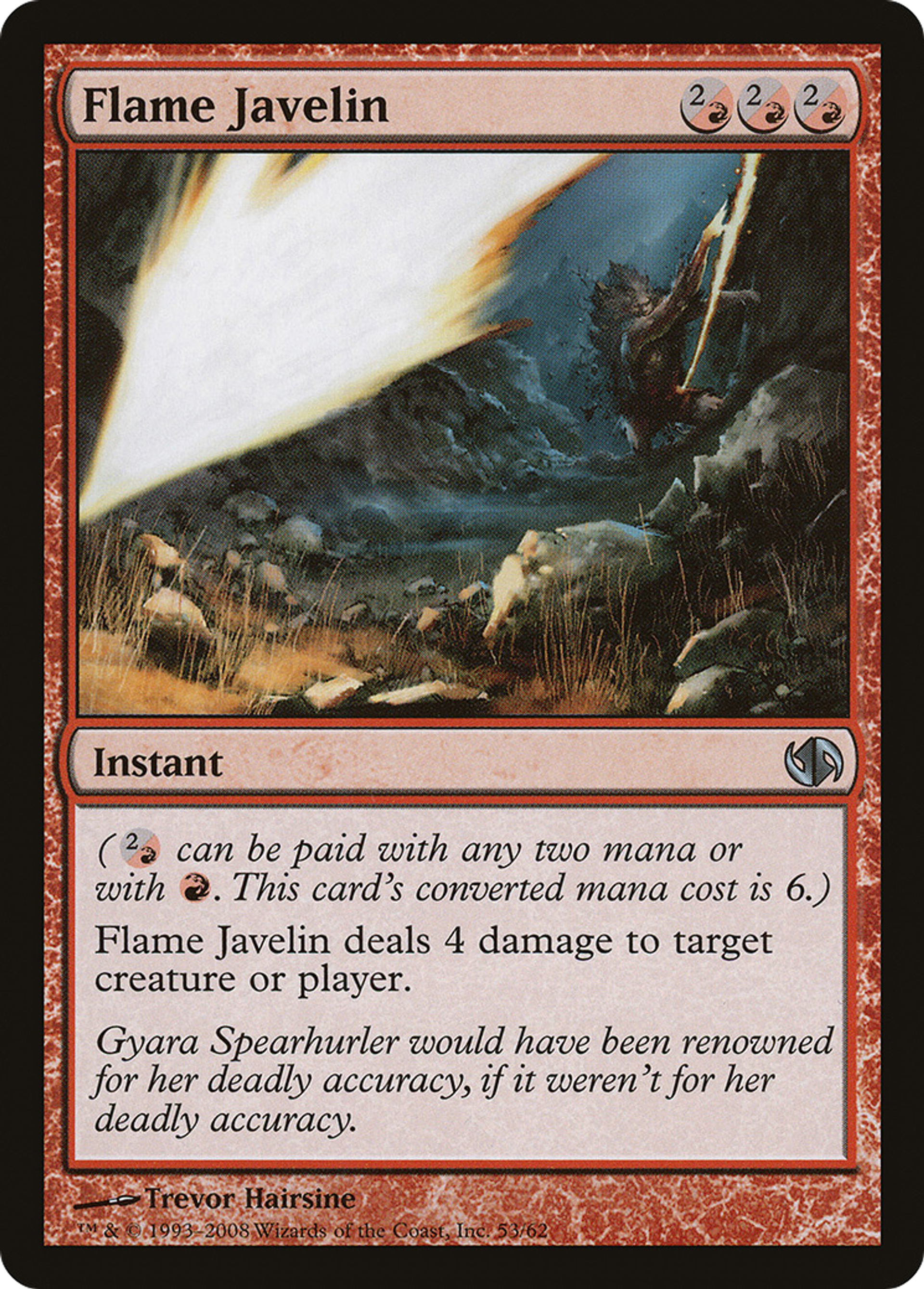 Flame Javelin — Duel Decks: Jace vs. Chandra — Magic: The Gathering