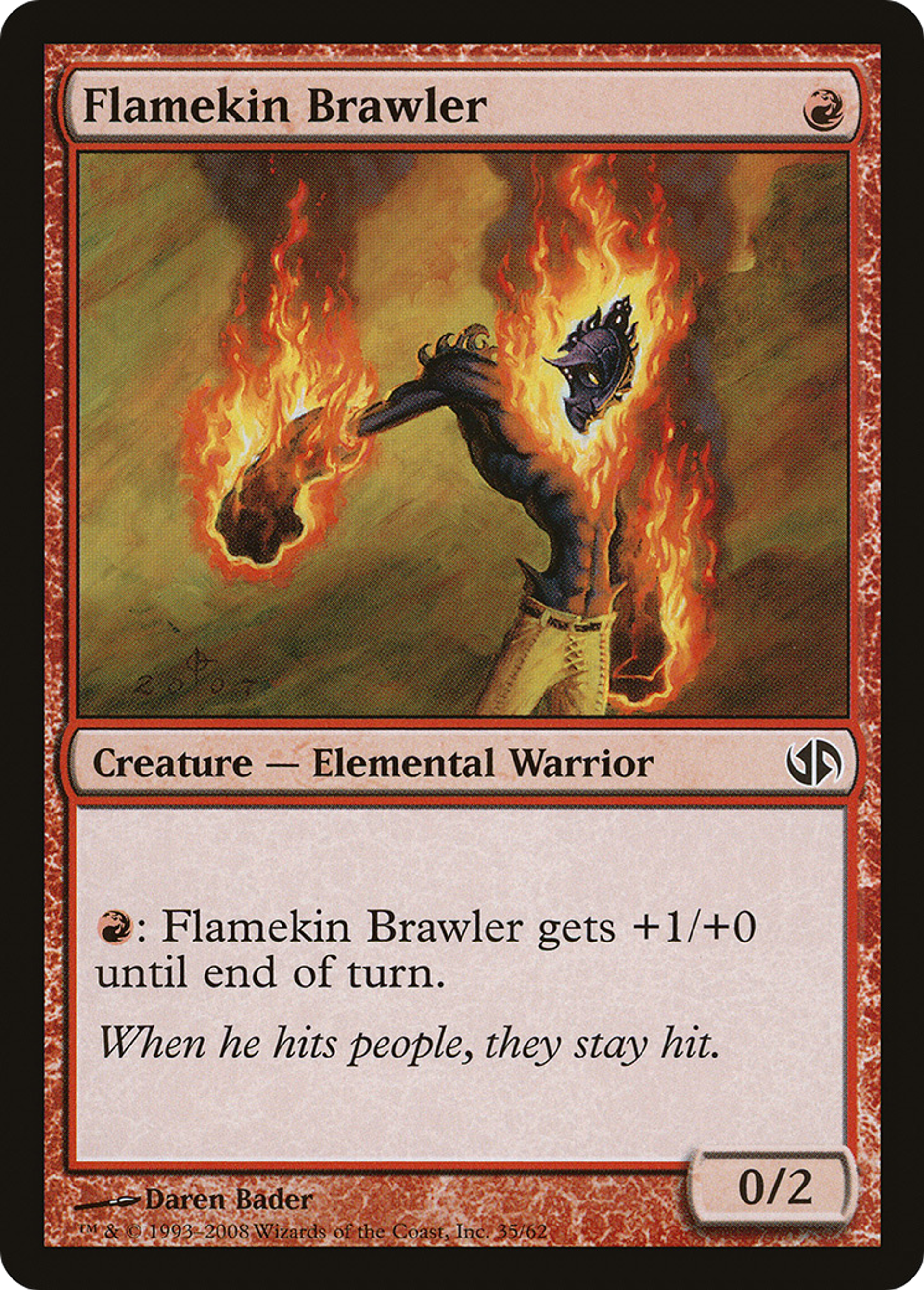 Flamekin Brawler — Duel Decks: Jace vs. Chandra — Magic: The Gathering