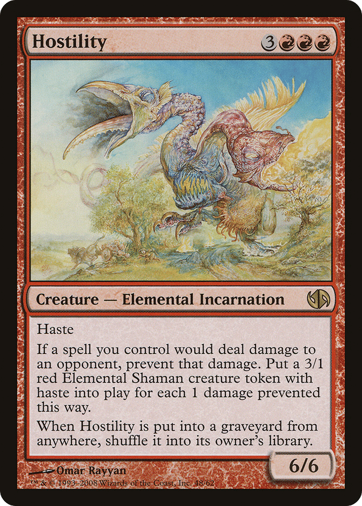 Hostility — Duel Decks: Jace vs. Chandra — Magic: The Gathering