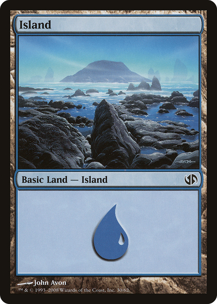 Island — Duel Decks: Jace vs. Chandra — Magic: The Gathering