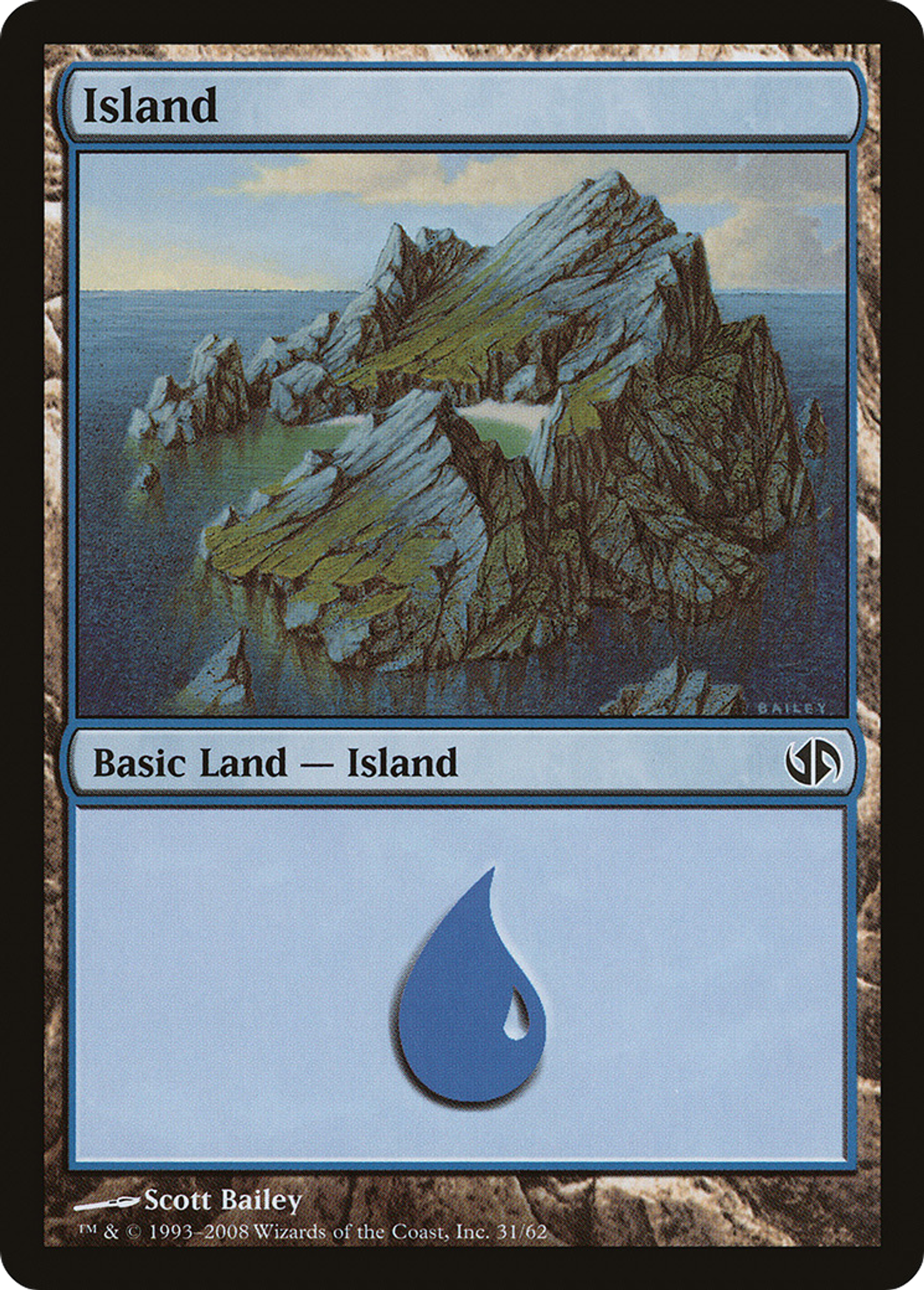 Island — Duel Decks: Jace vs. Chandra — Magic: The Gathering