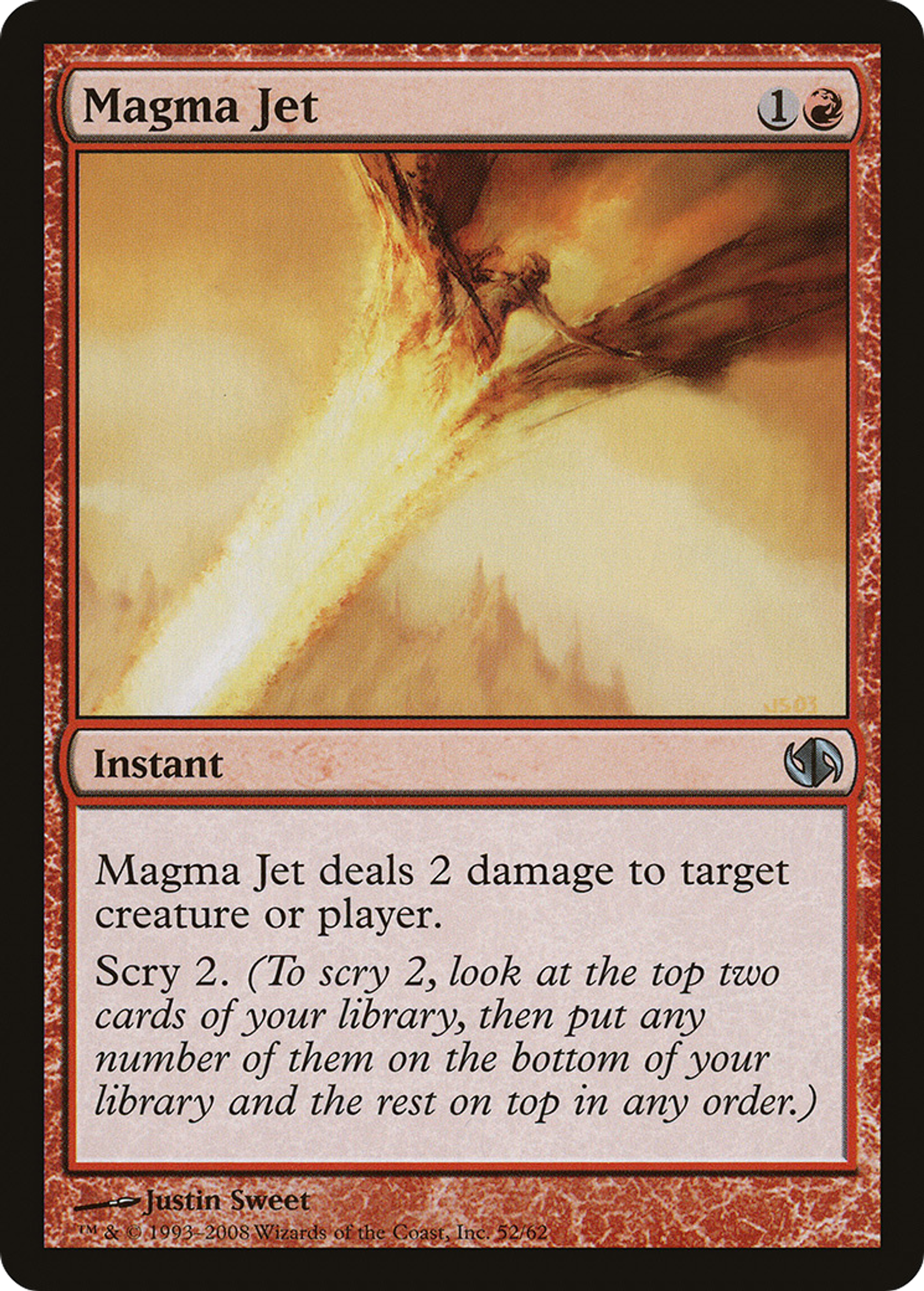 Magma Jet — Duel Decks: Jace vs. Chandra — Magic: The Gathering