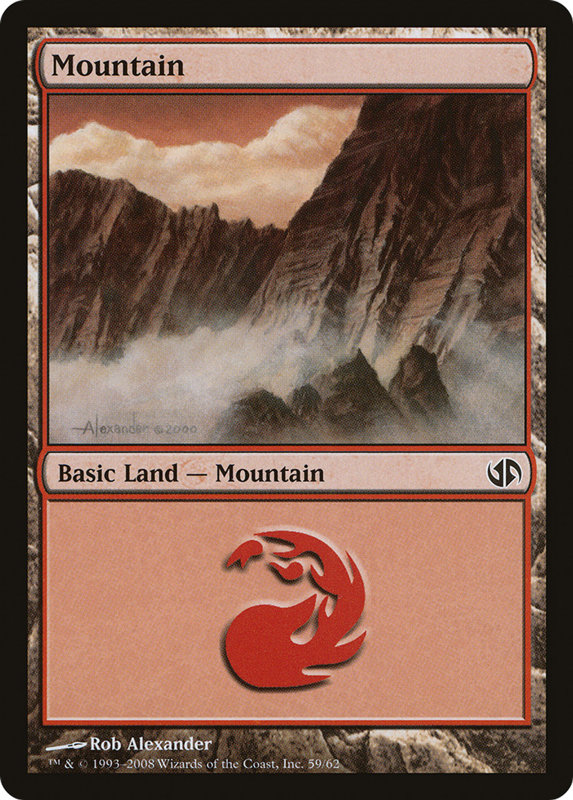Mountain — Duel Decks: Jace vs. Chandra — Magic: The Gathering
