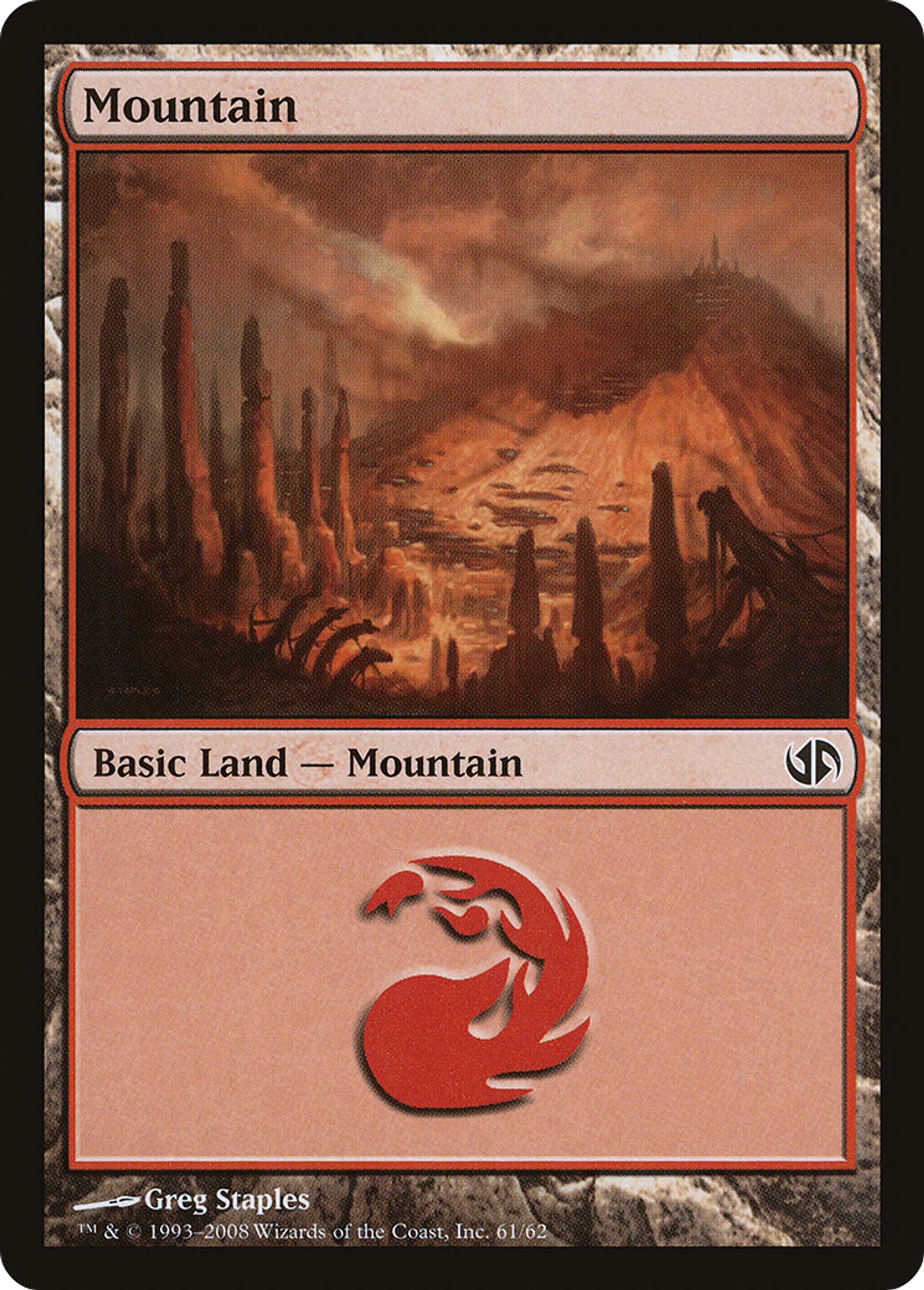 Mountain — Duel Decks: Jace vs. Chandra — Magic: The Gathering