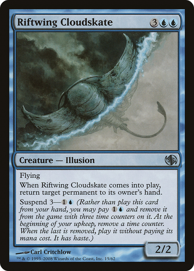 Riftwing Cloudskate — Duel Decks: Jace vs. Chandra — Magic: The Gathering