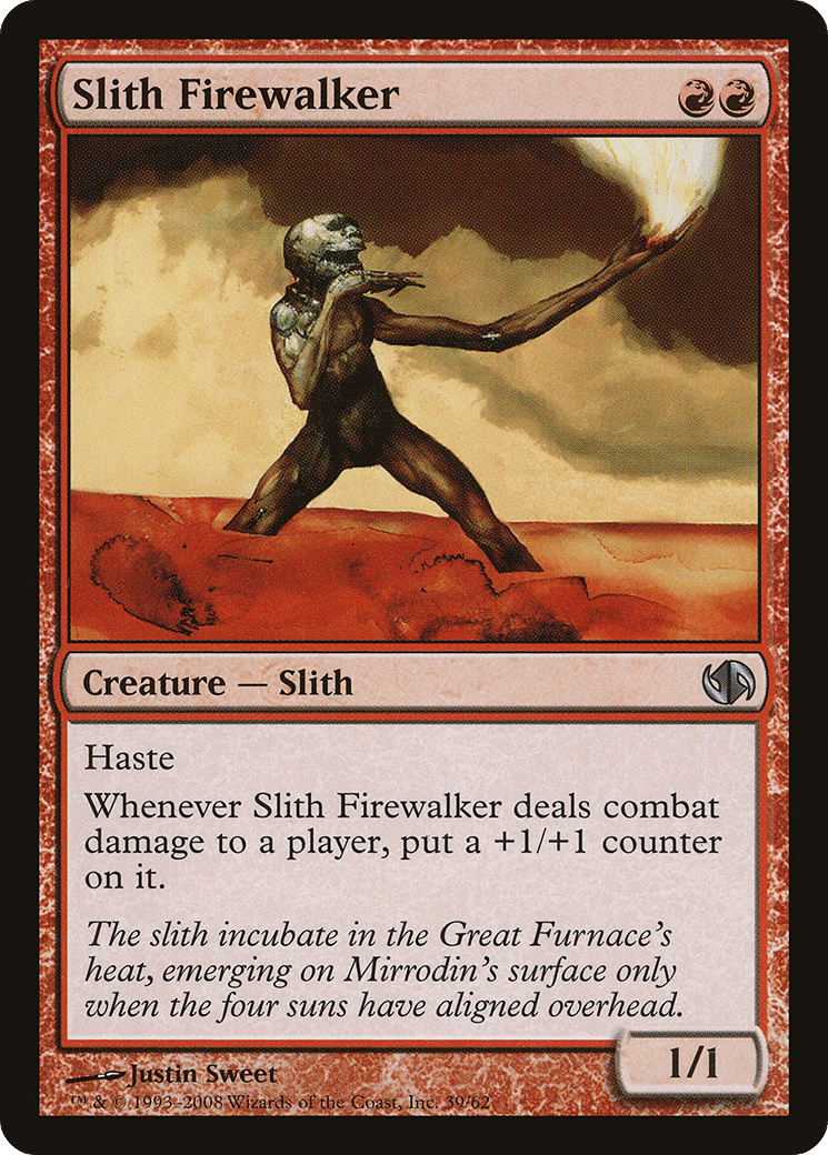 Slith Firewalker — Duel Decks: Jace vs. Chandra — Magic: The Gathering