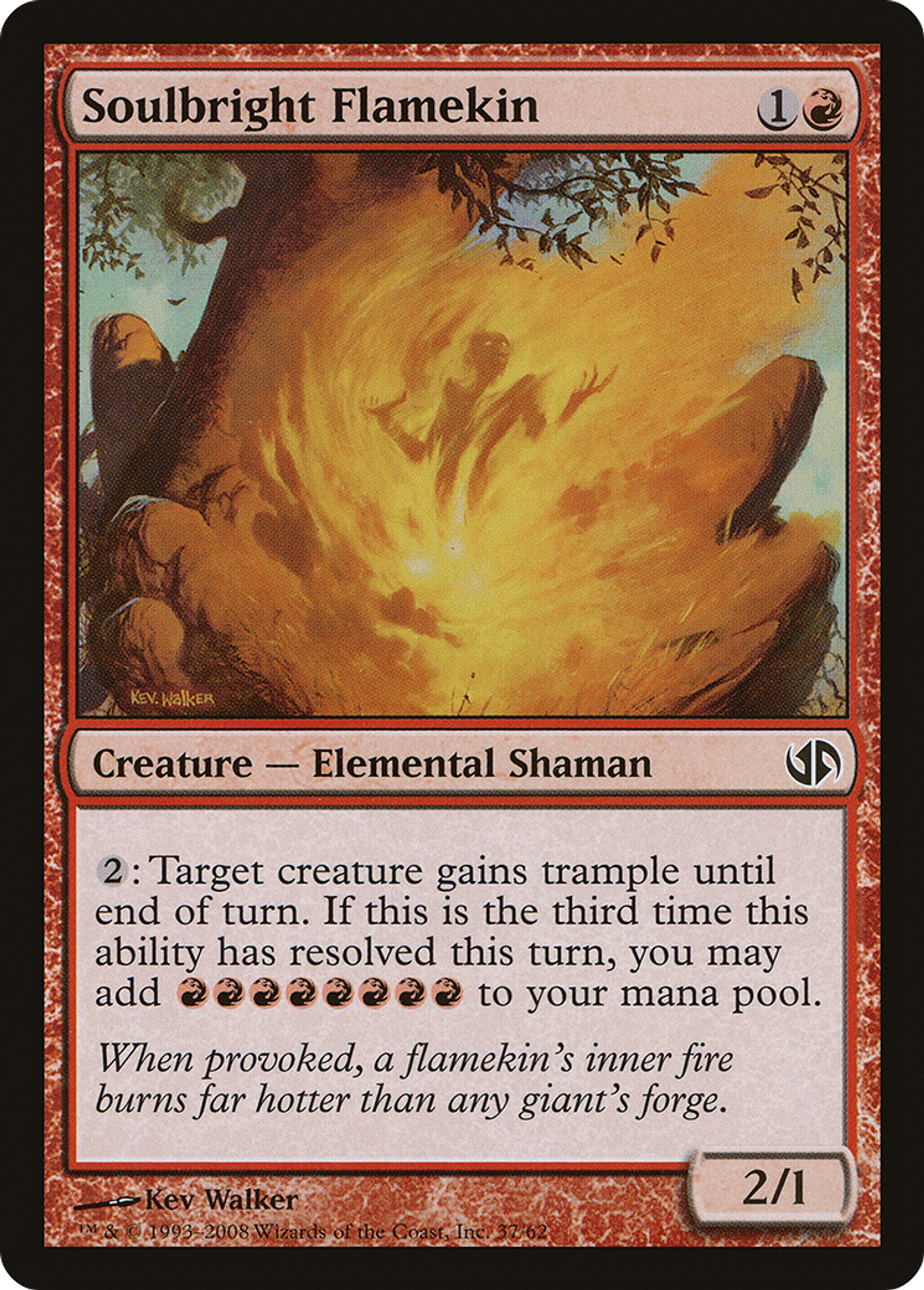 Soulbright Flamekin — Duel Decks: Jace vs. Chandra — Magic: The Gathering