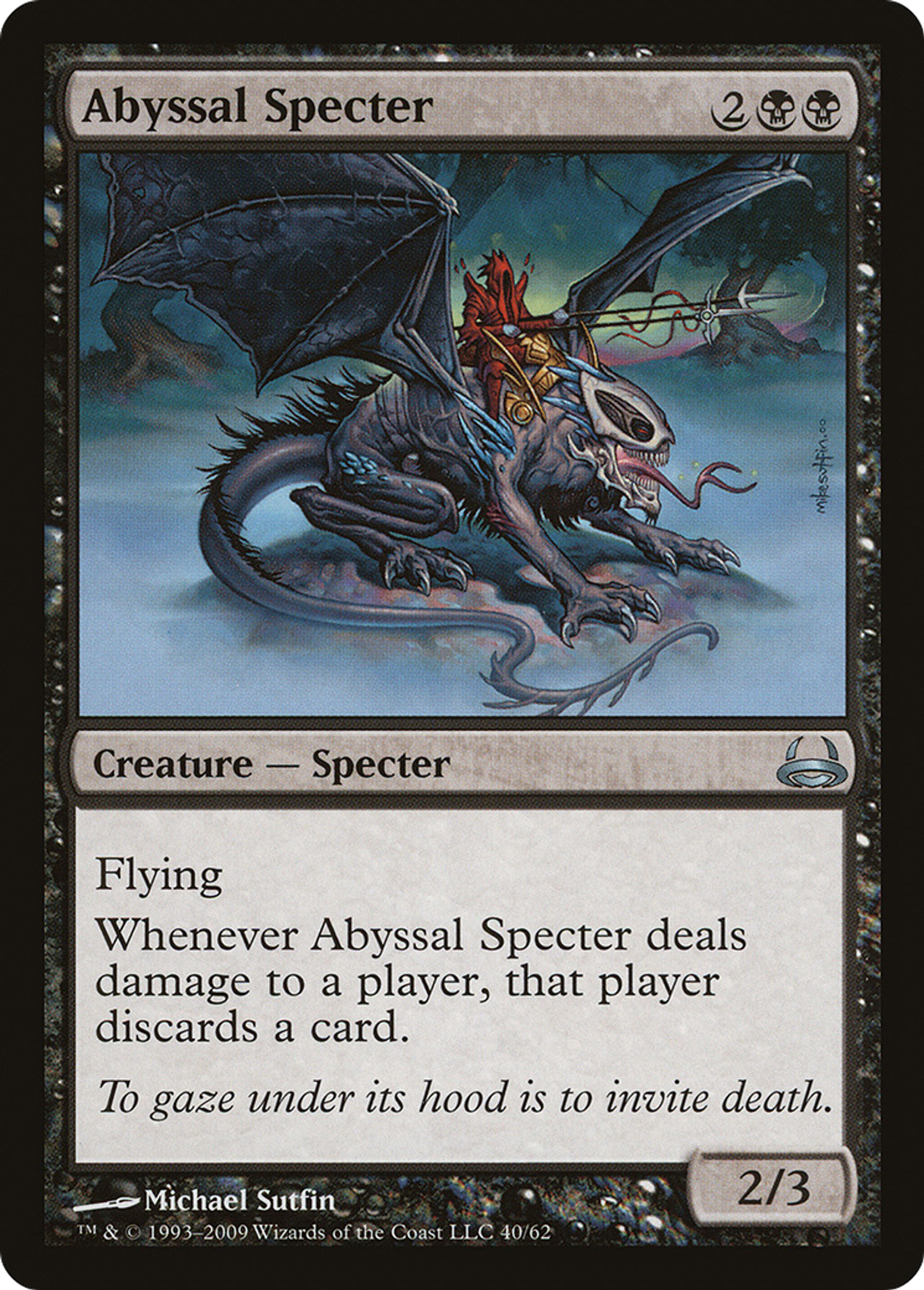 Abyssal Specter — Duel Decks: Divine vs. Demonic — Magic: The Gathering