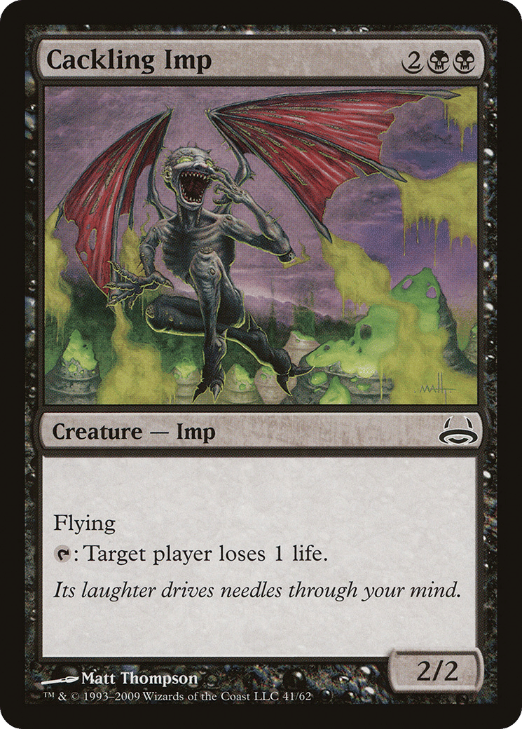 Cackling Imp — Duel Decks: Divine vs. Demonic — Magic: The Gathering