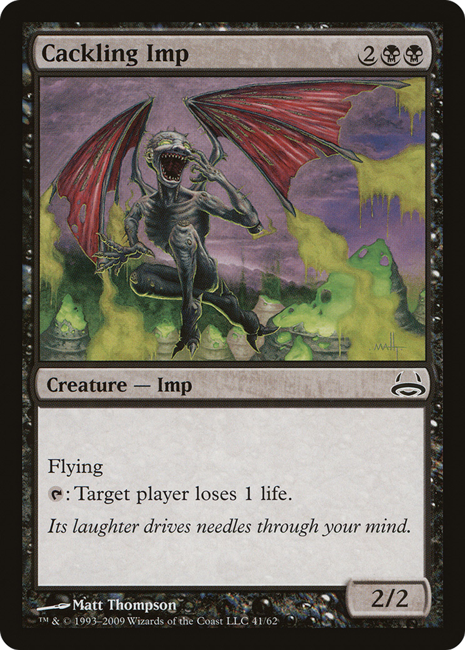 Cackling Imp — Duel Decks: Divine vs. Demonic — Magic: The Gathering