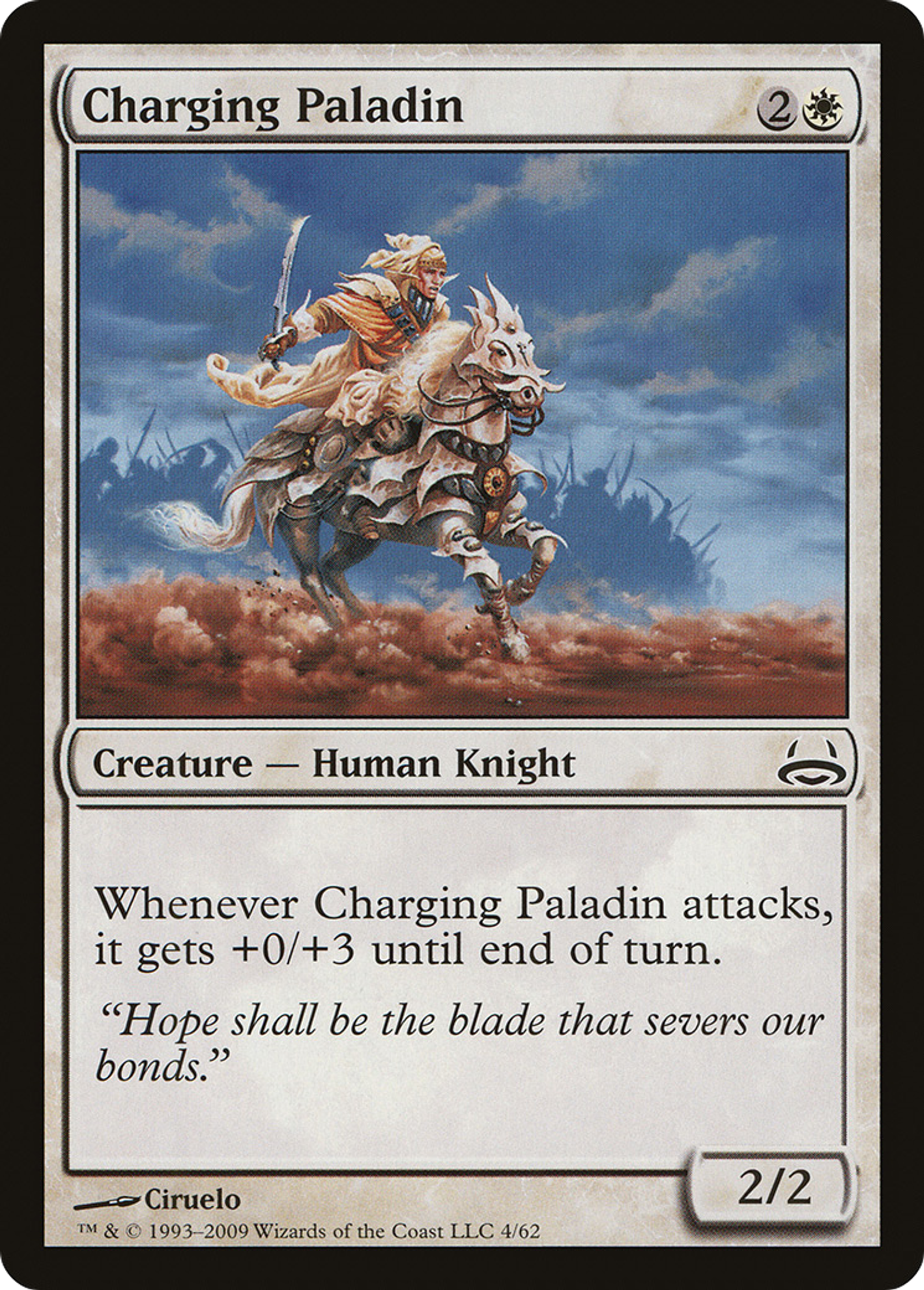 Charging Paladin — Duel Decks: Divine vs. Demonic — Magic: The Gathering
