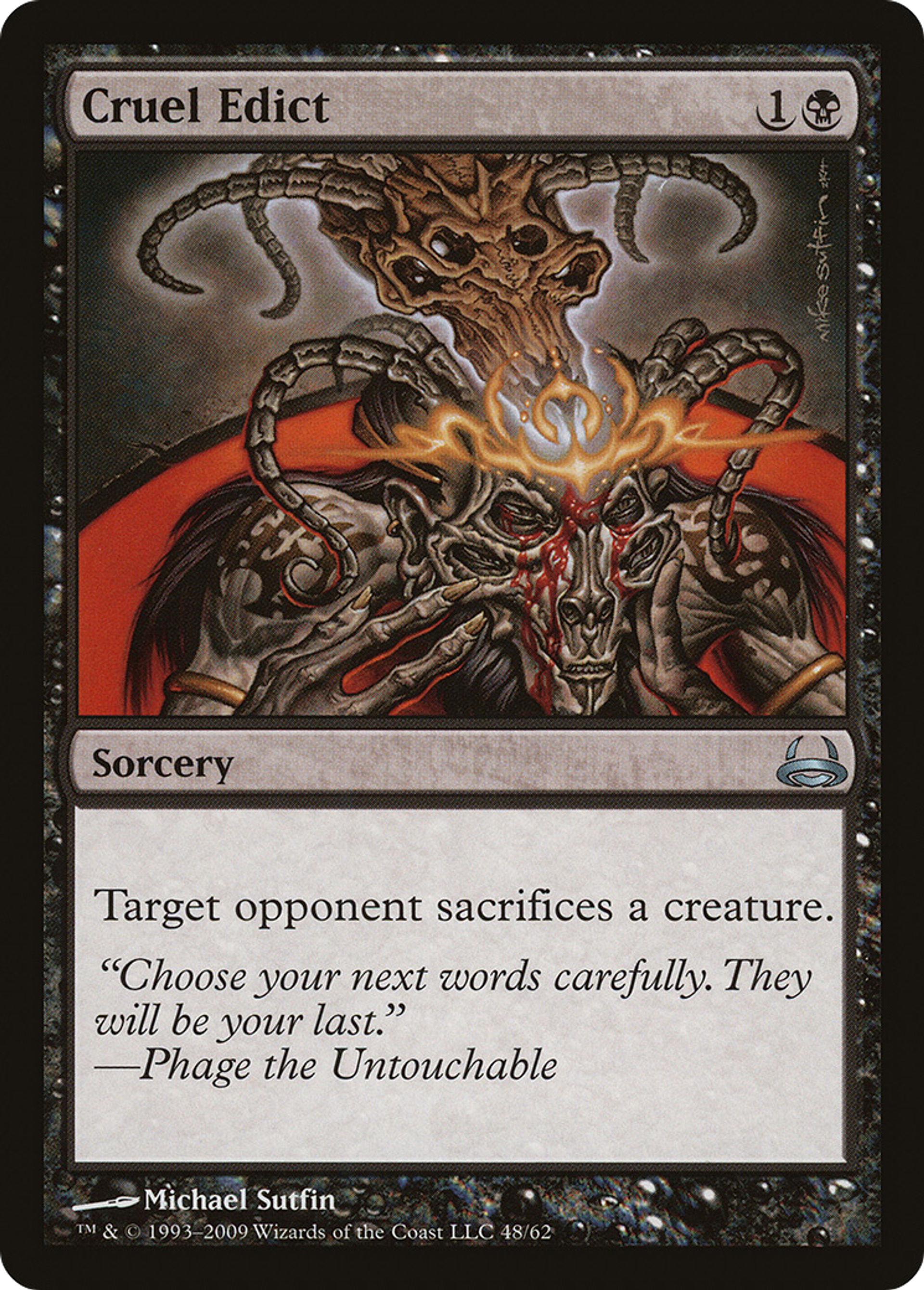 Cruel Edict — Duel Decks: Divine vs. Demonic — Magic: The Gathering