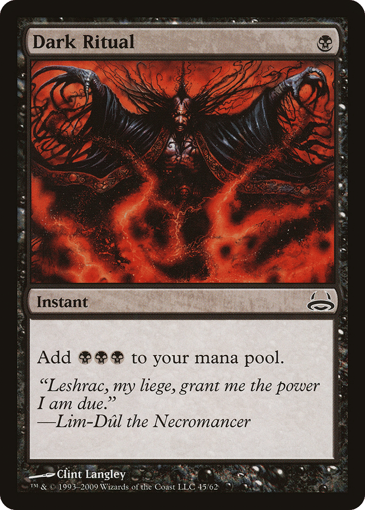 Dark Ritual — Duel Decks: Divine vs. Demonic — Magic: The Gathering