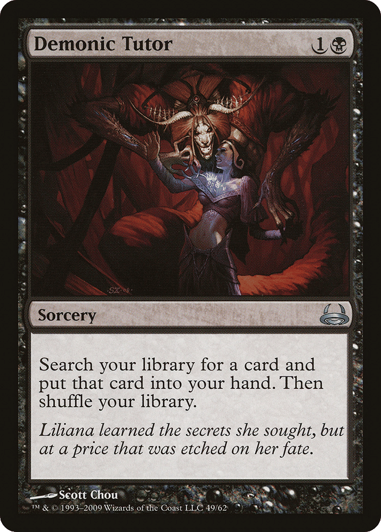 Demonic Tutor — Duel Decks: Divine vs. Demonic — Magic: The Gathering