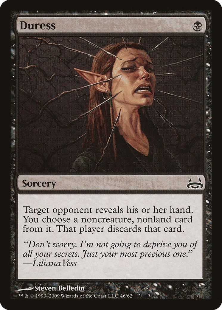 Duress — Duel Decks: Divine vs. Demonic — Magic: The Gathering