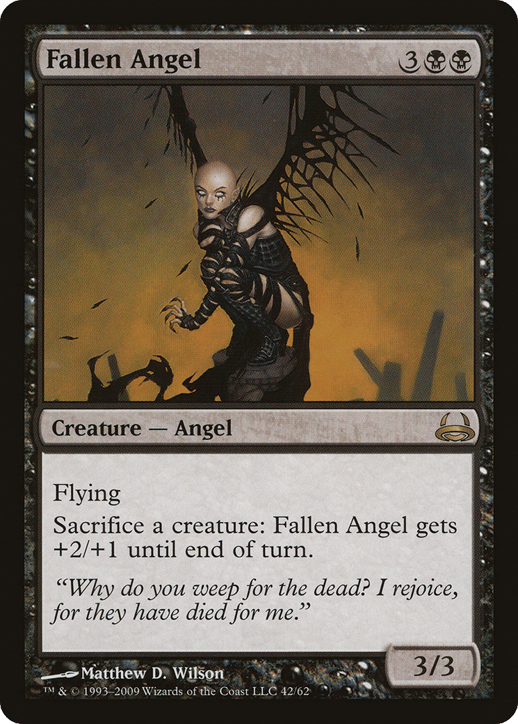 Ange déchue — Duel Decks: Divine vs. Demonic — Magic: The Gathering