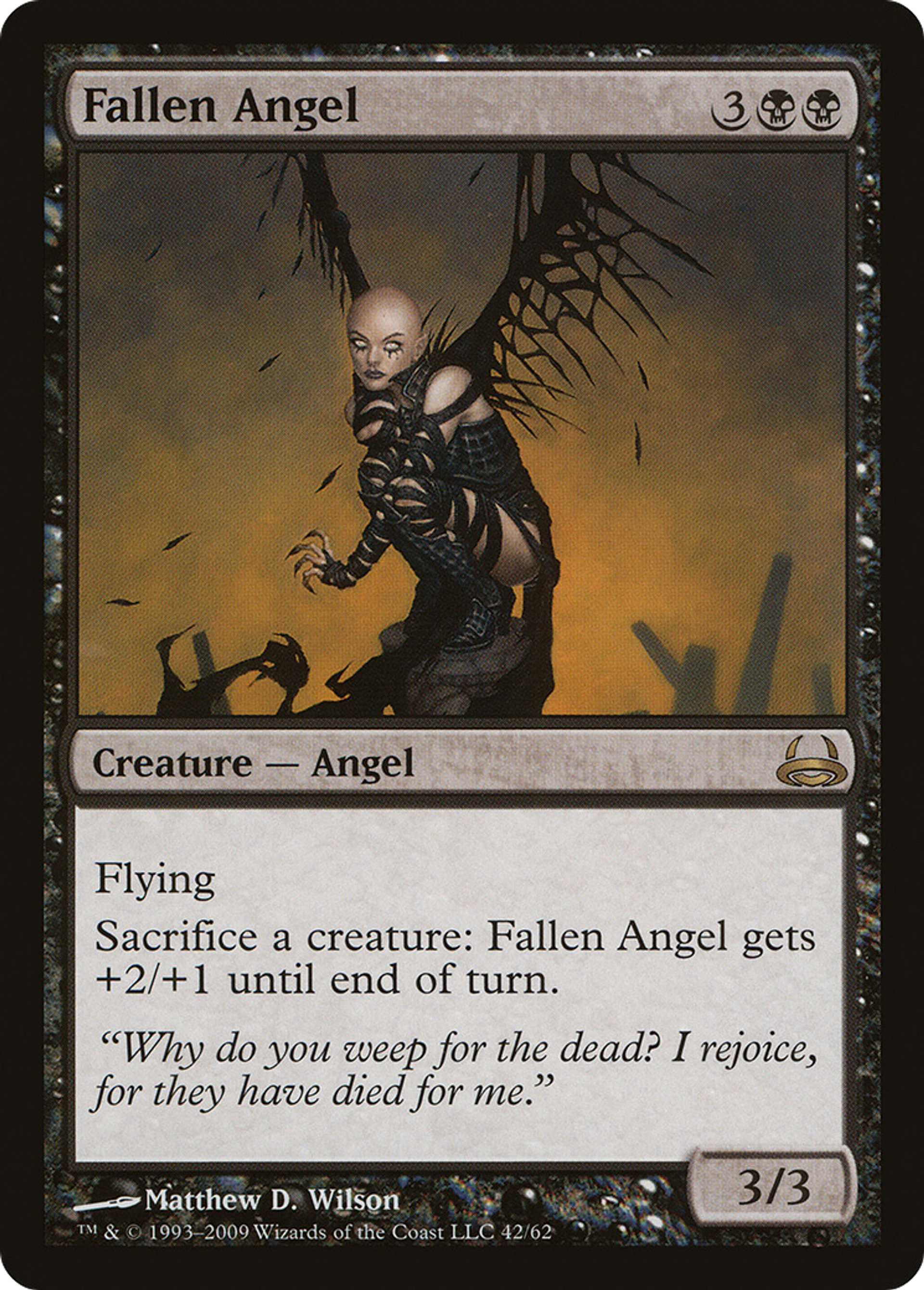 Fallen Angel — Duel Decks: Divine vs. Demonic — Magic: The Gathering