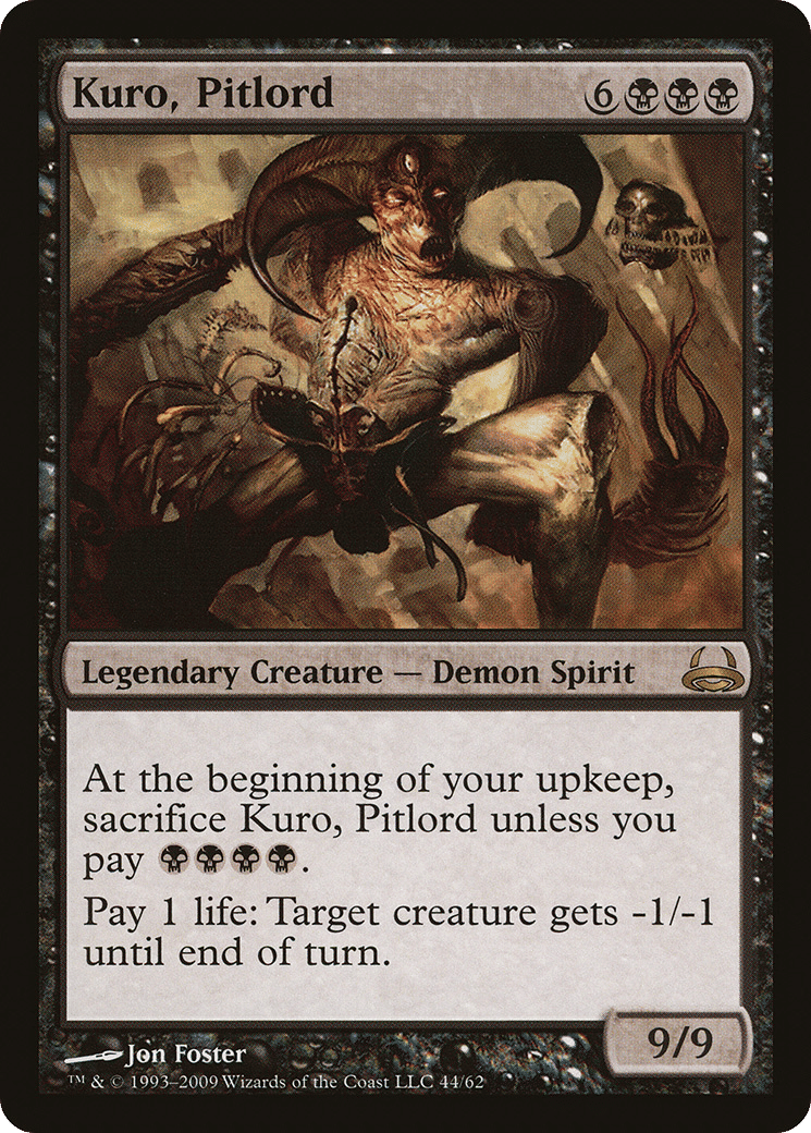Kuro, Pitlord — Duel Decks: Divine vs. Demonic — Magic: The Gathering
