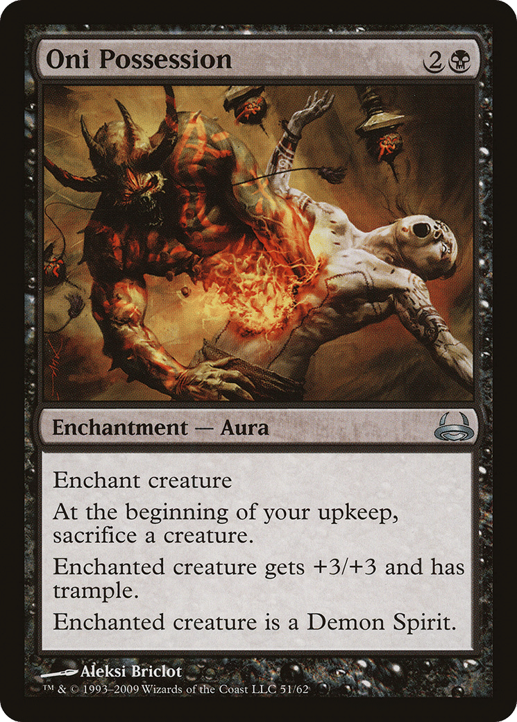 Oni Possession — Duel Decks: Divine vs. Demonic — Magic: The Gathering