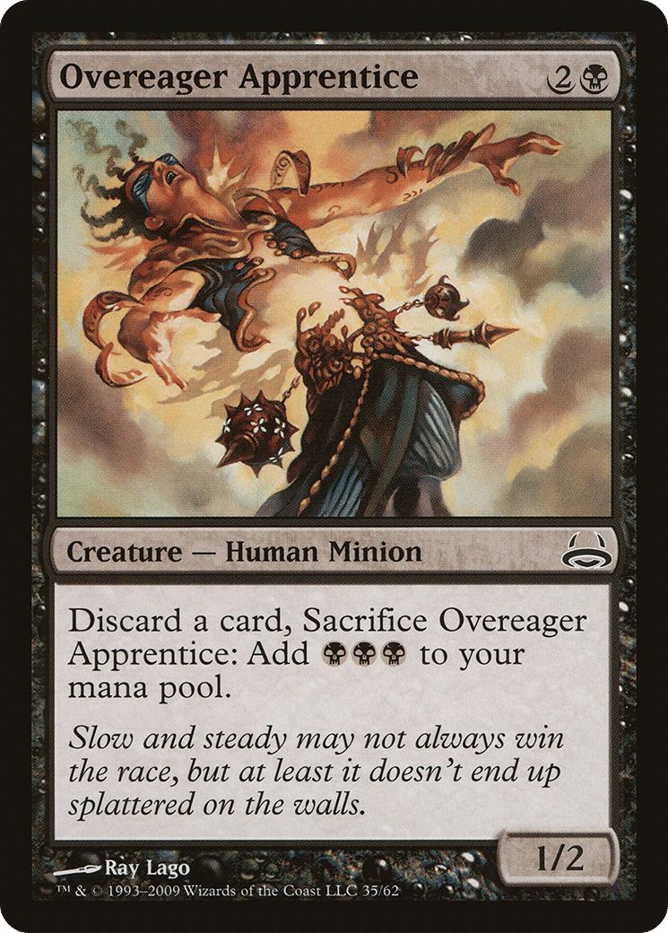 Overeager Apprentice — Duel Decks: Divine vs. Demonic — Magic: The Gathering