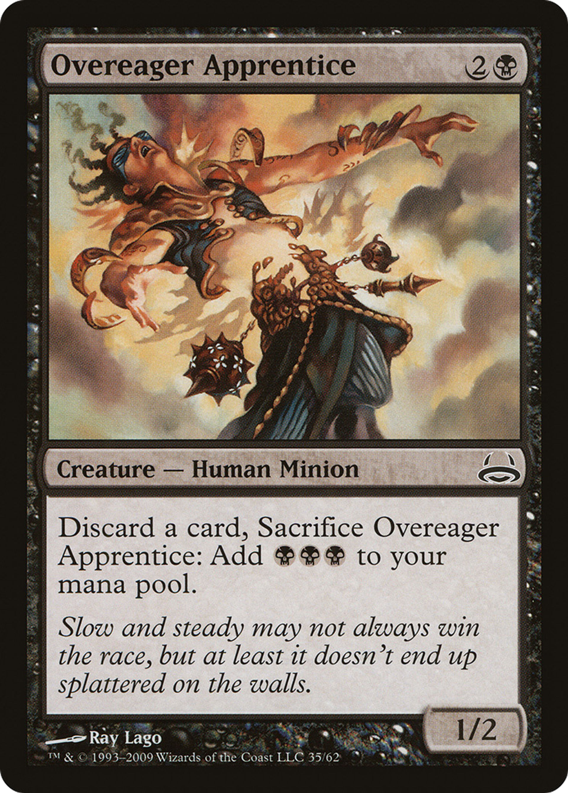 Overeager Apprentice — Duel Decks: Divine vs. Demonic — Magic: The Gathering