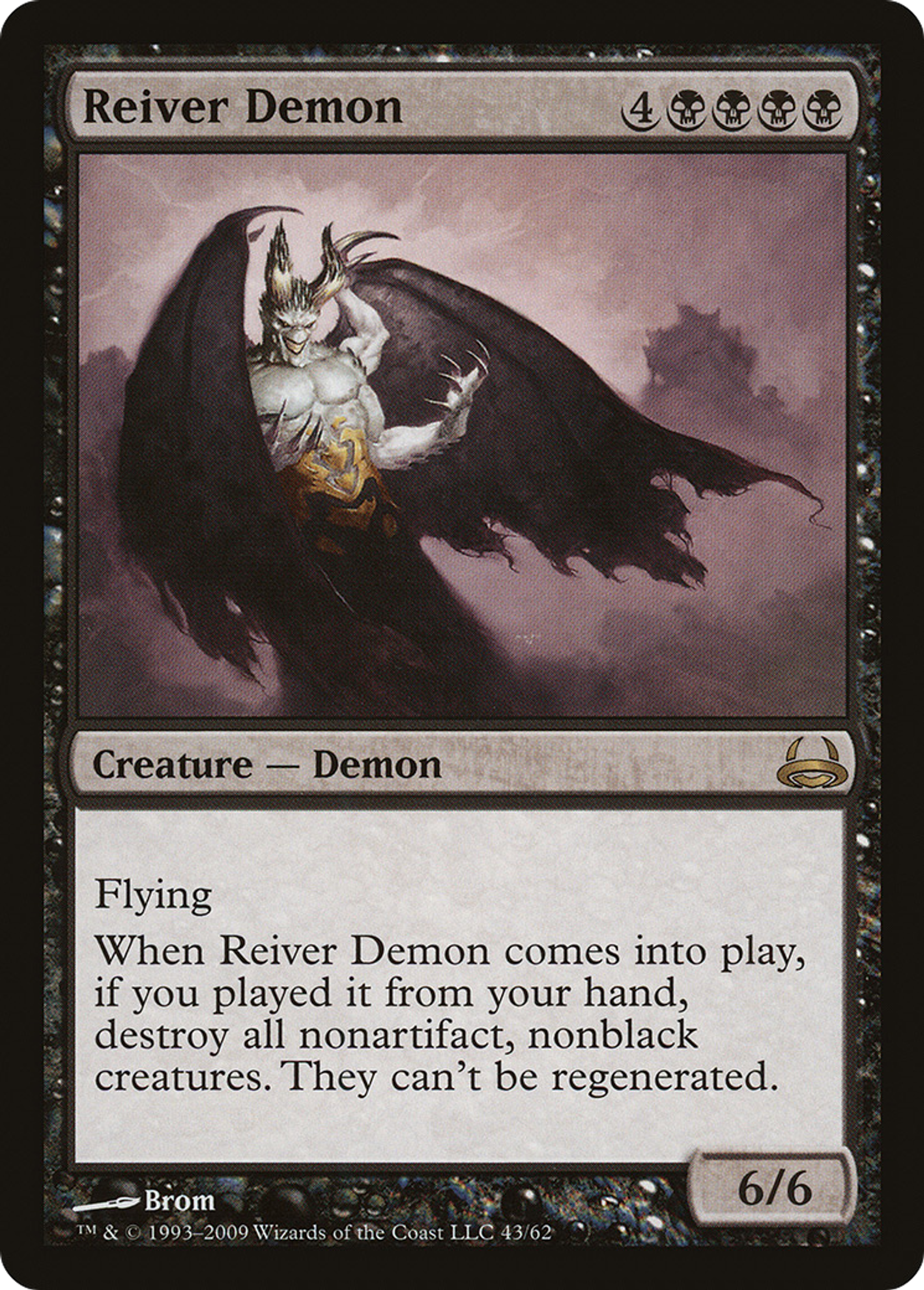 Reiver Demon — Duel Decks: Divine vs. Demonic — Magic: The Gathering