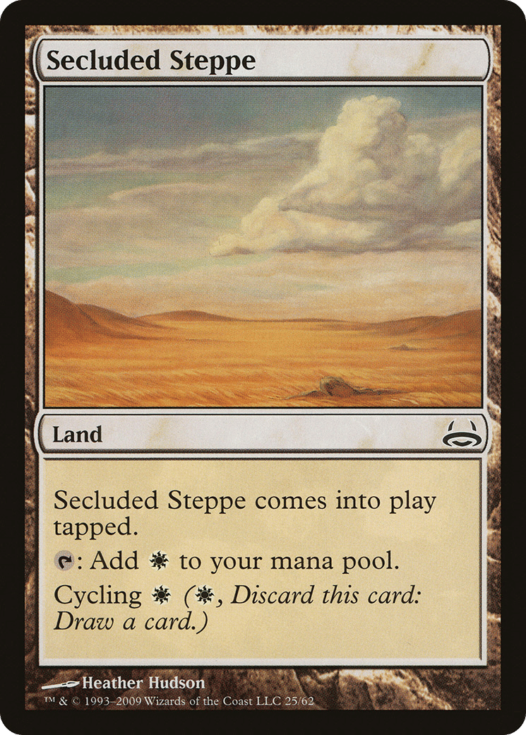 Secluded Steppe — Duel Decks: Divine vs. Demonic — Magic: The Gathering
