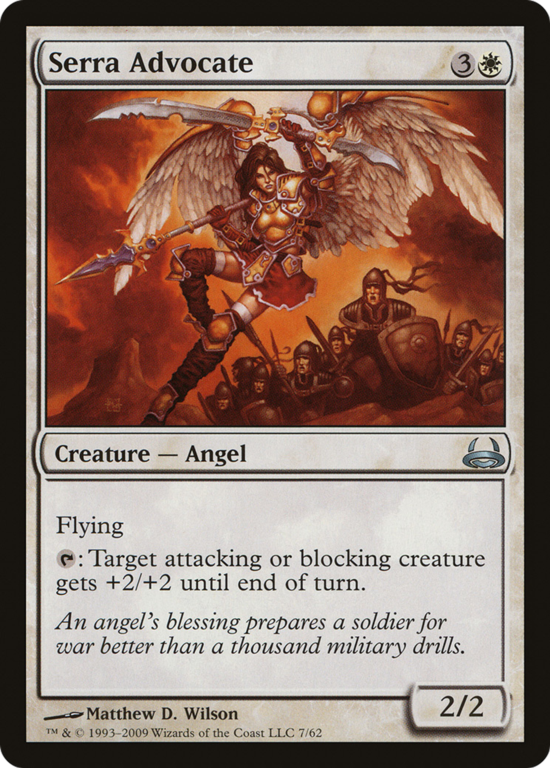 Serra Advocate — Duel Decks: Divine vs. Demonic — Magic: The Gathering