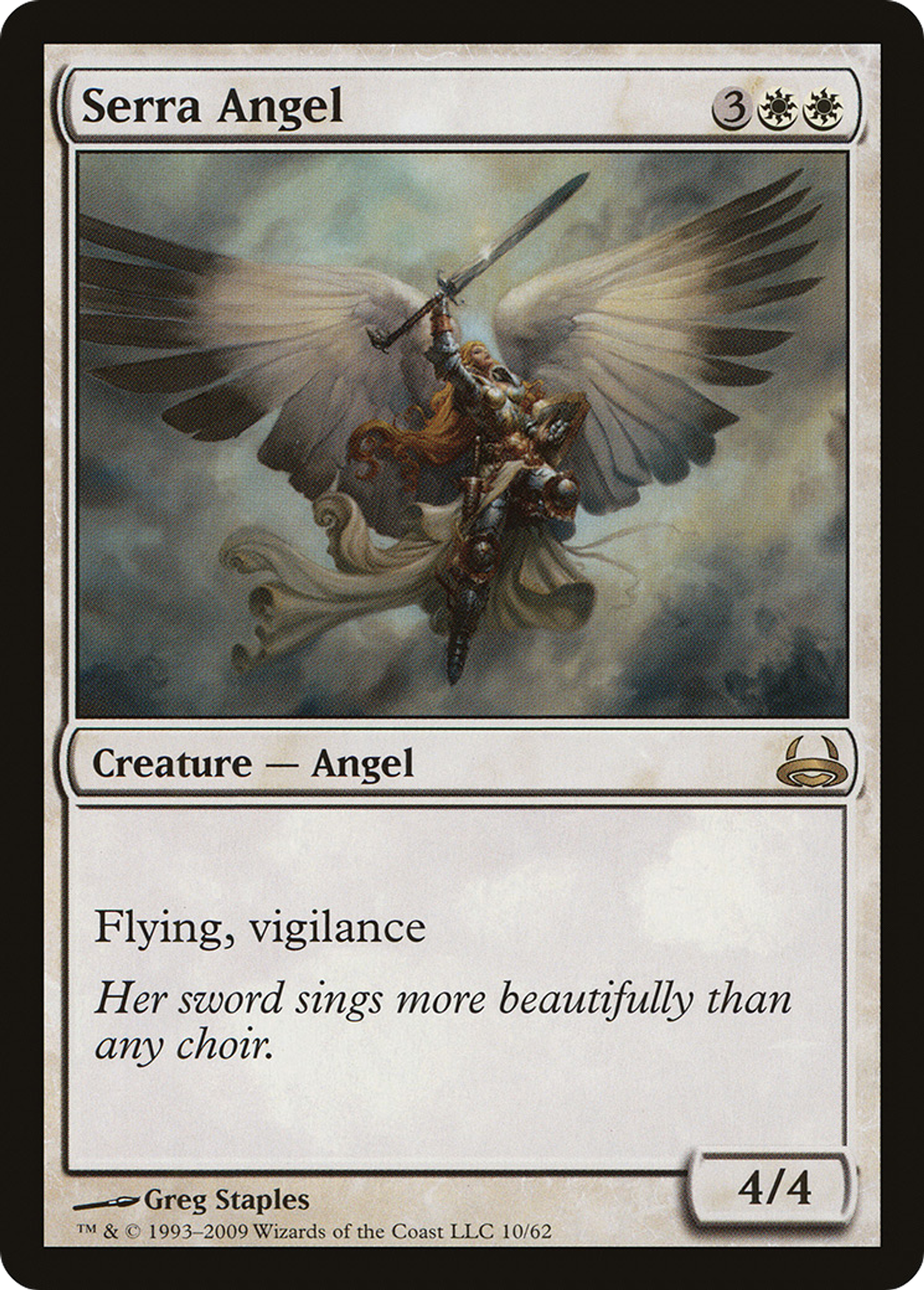 Serra Angel — Duel Decks: Divine vs. Demonic — Magic: The Gathering