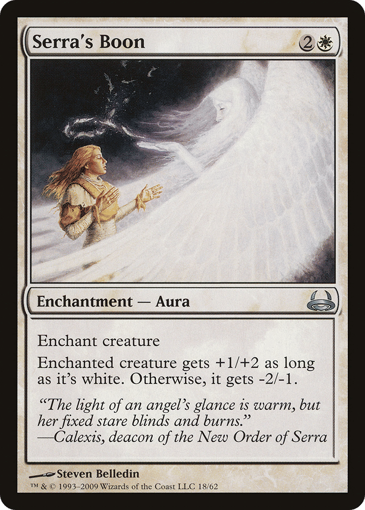 Serra's Boon — Duel Decks: Divine vs. Demonic — Magic: The Gathering