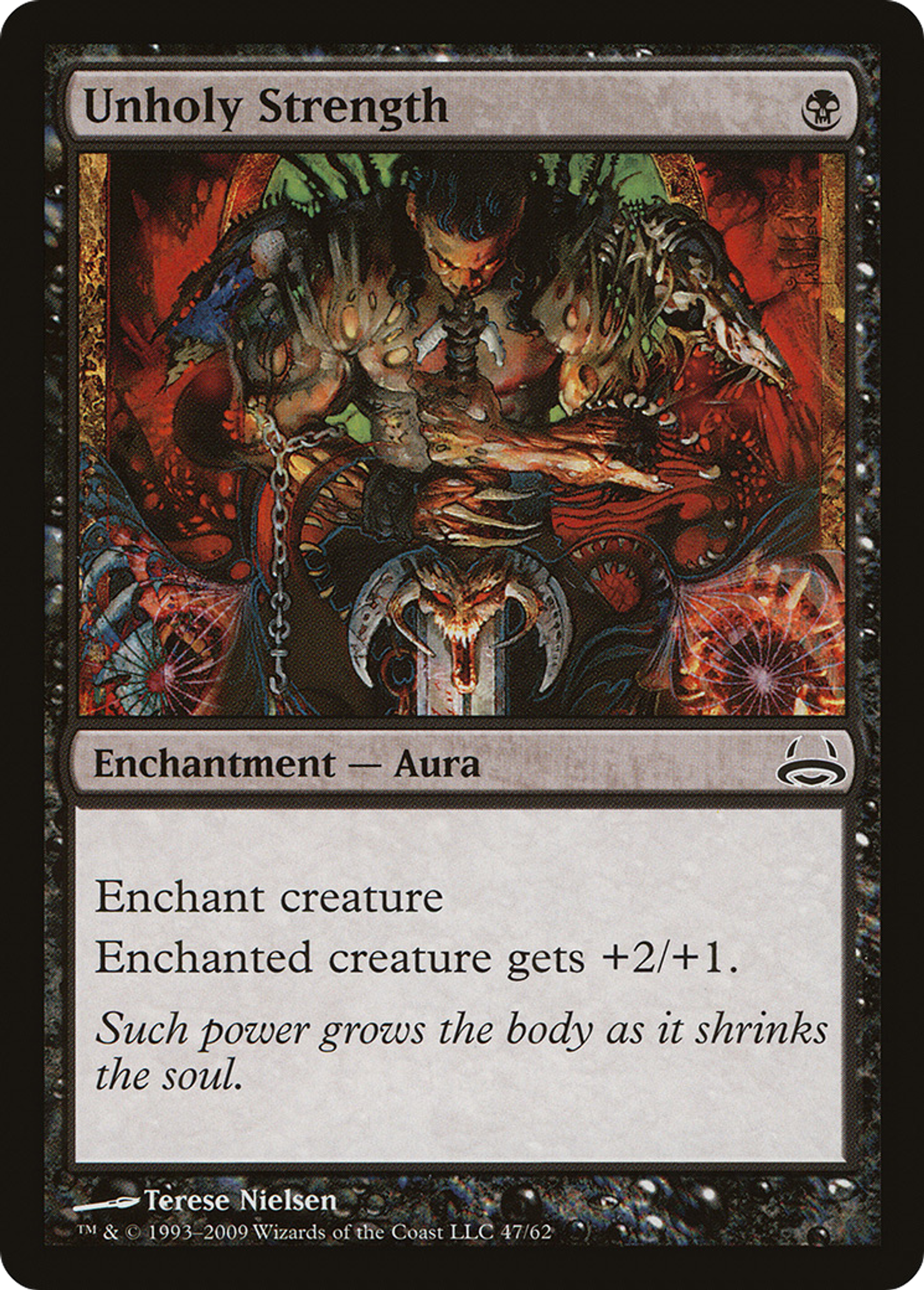Unholy Strength — Duel Decks: Divine vs. Demonic — Magic: The Gathering