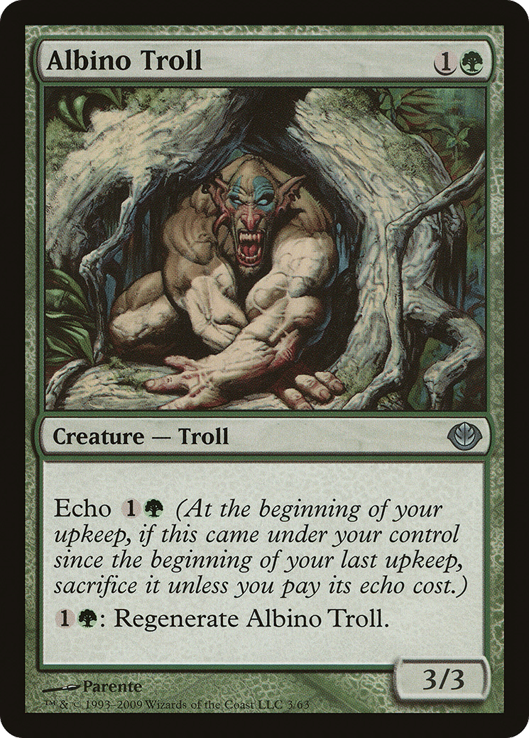Albino Troll — Duel Decks: Garruk vs. Liliana — Magic: The Gathering