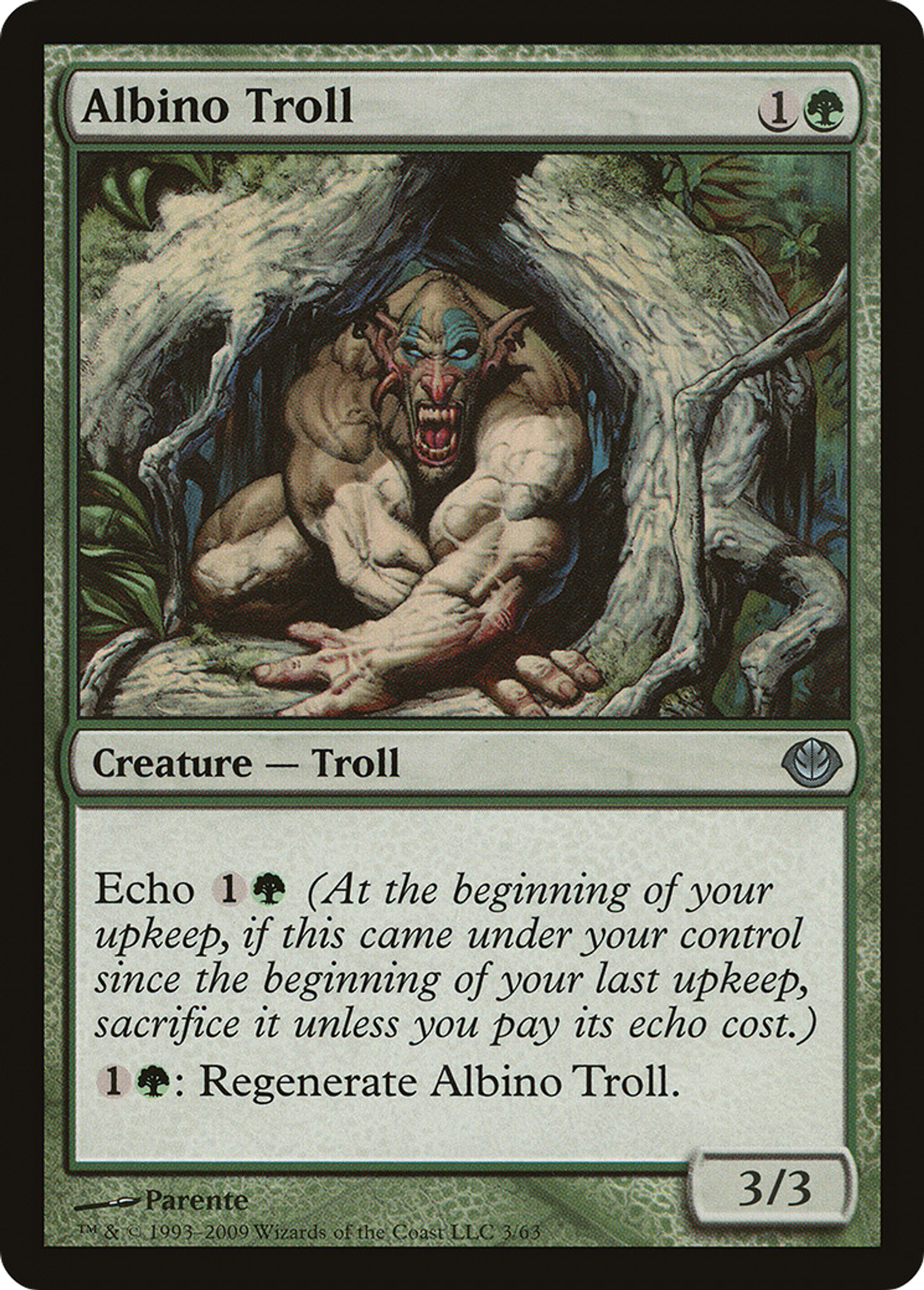 Albino Troll — Duel Decks: Garruk vs. Liliana — Magic: The Gathering