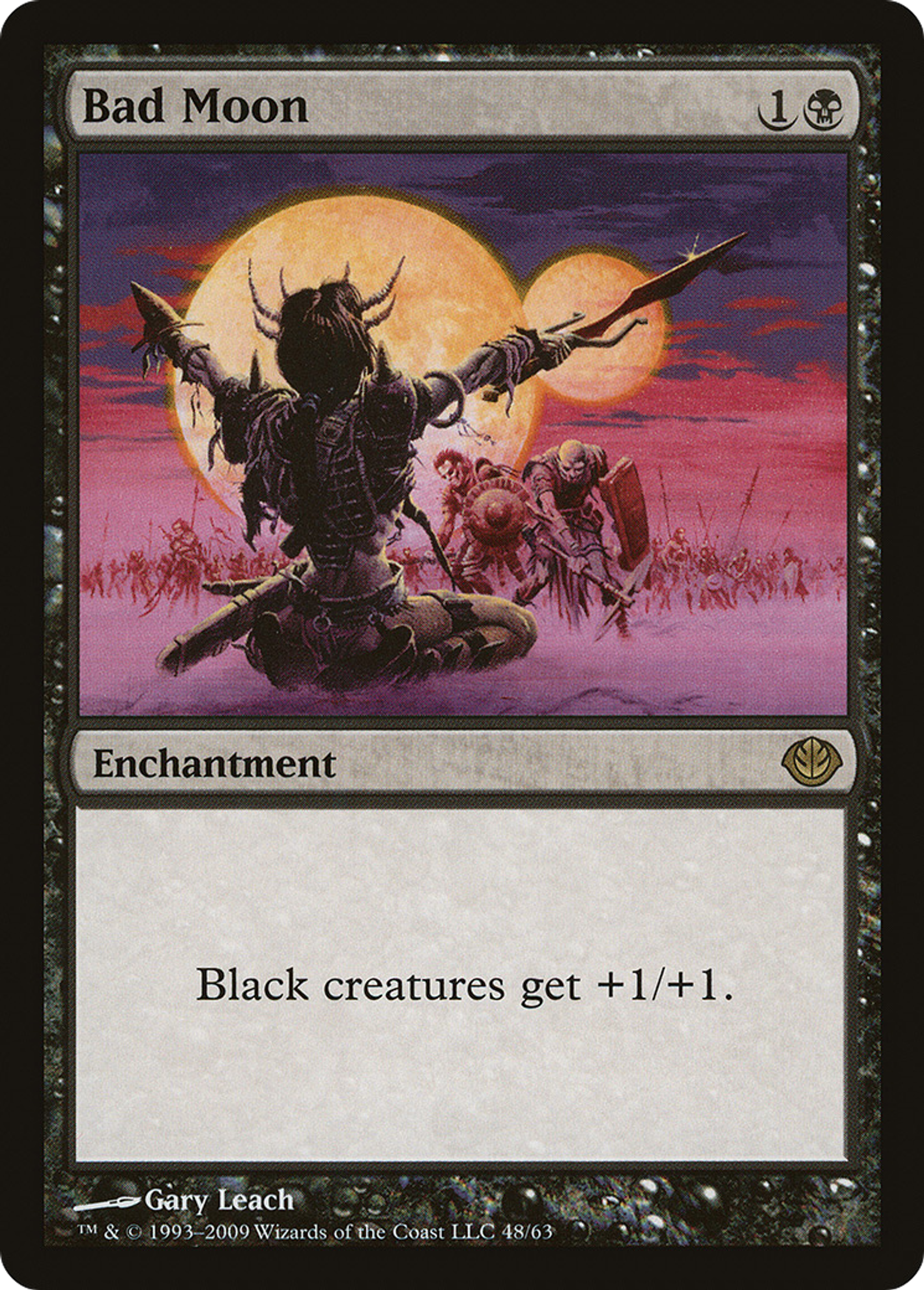 Bad Moon — Duel Decks: Garruk vs. Liliana — Magic: The Gathering