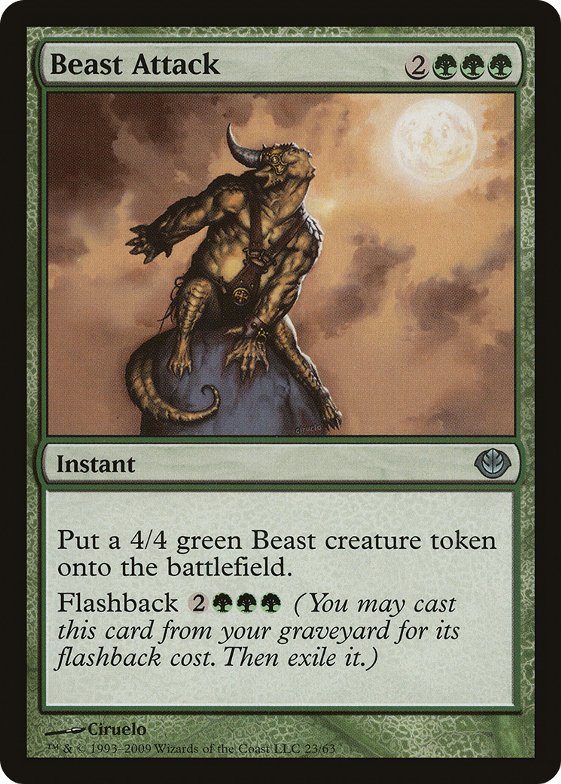 Beast Attack — Duel Decks: Garruk vs. Liliana — Magic: The Gathering